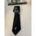 Vintage Smoothie Button Down Tie Black 1960s Rockabilly Dacron Poly 2 X 54 New