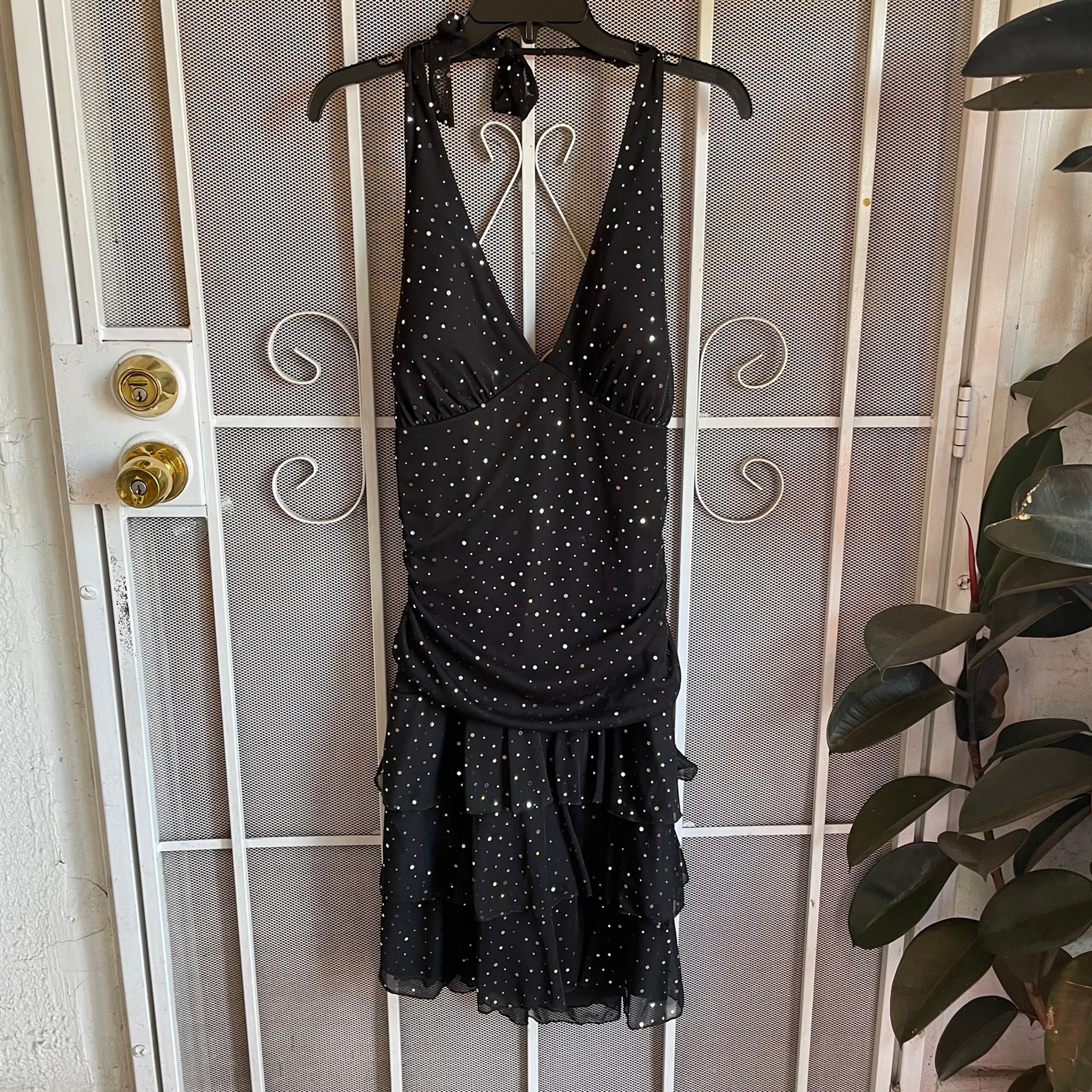 Steppin out black dress
