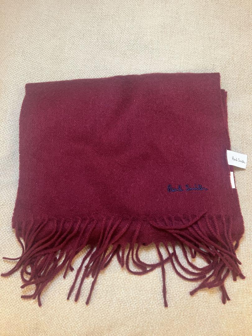 Paul Smith Burgundy Scarf