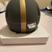 Najee Harris Autographed Slate Mini Helmet Fanatics COA Pittsburgh Steelers