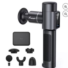 Portable Mini Pocket Sized Muscle Deep Tissue Massager Gun, Black