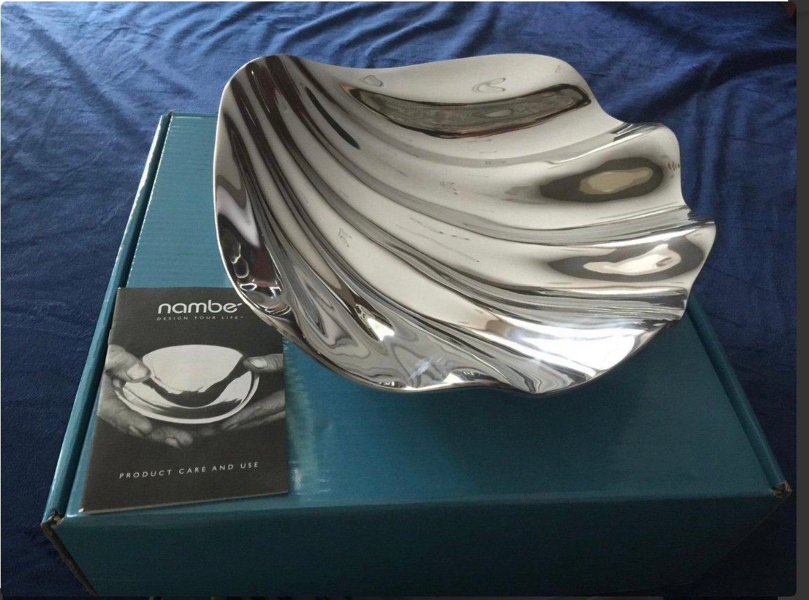 Nambe shell dish