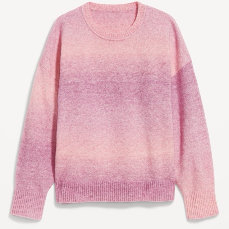 NWT OLD NAVY Cozy Ombré Sweater Color: Pink Ombré SIZE MEDIUM Product Details cr
