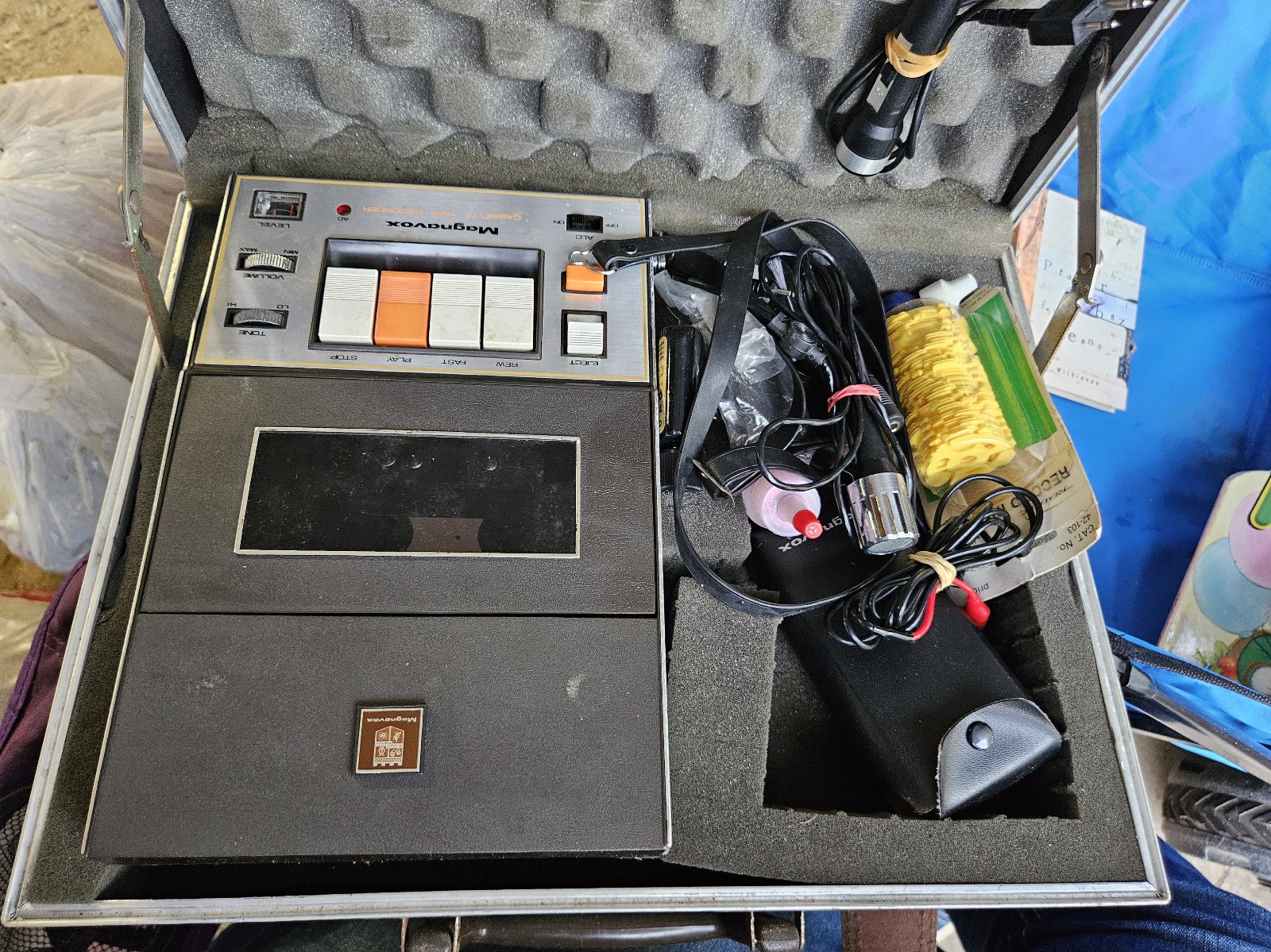 Magnavox cassette tape recorder