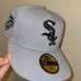 White Sox 7 3/8 New era 59fifty Fitted Hat MLB *Free Pin*