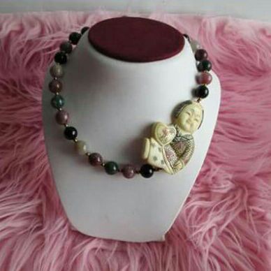 Necklace Natural Stones Rare Pendant