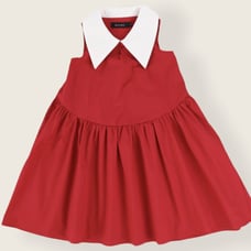 NWT BAM BOO Red Collar Jumper