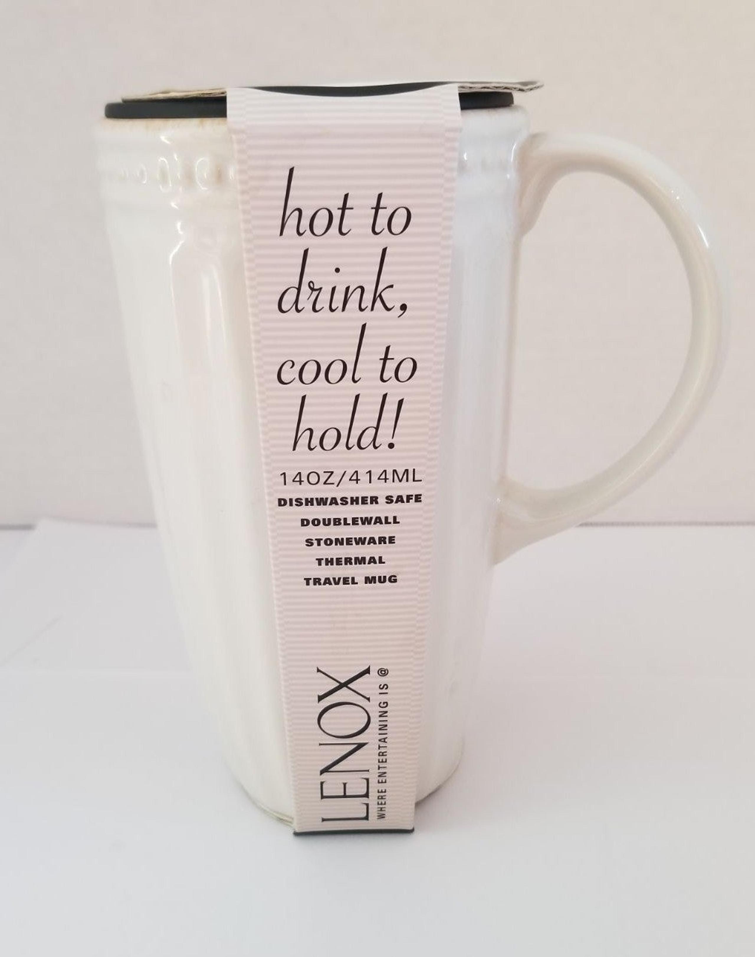 NIOB Lenox Hot To Drink Cool To Hold Travel Mug