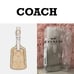 NEW Coach Light Khaki Chalk Signature Print Luggage Tag