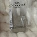 NEW Coach Light Khaki Chalk Signature Print Luggage Tag