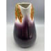 eggplant shaped Mancer pitcher 417814 purple green handle glass made Italy READ