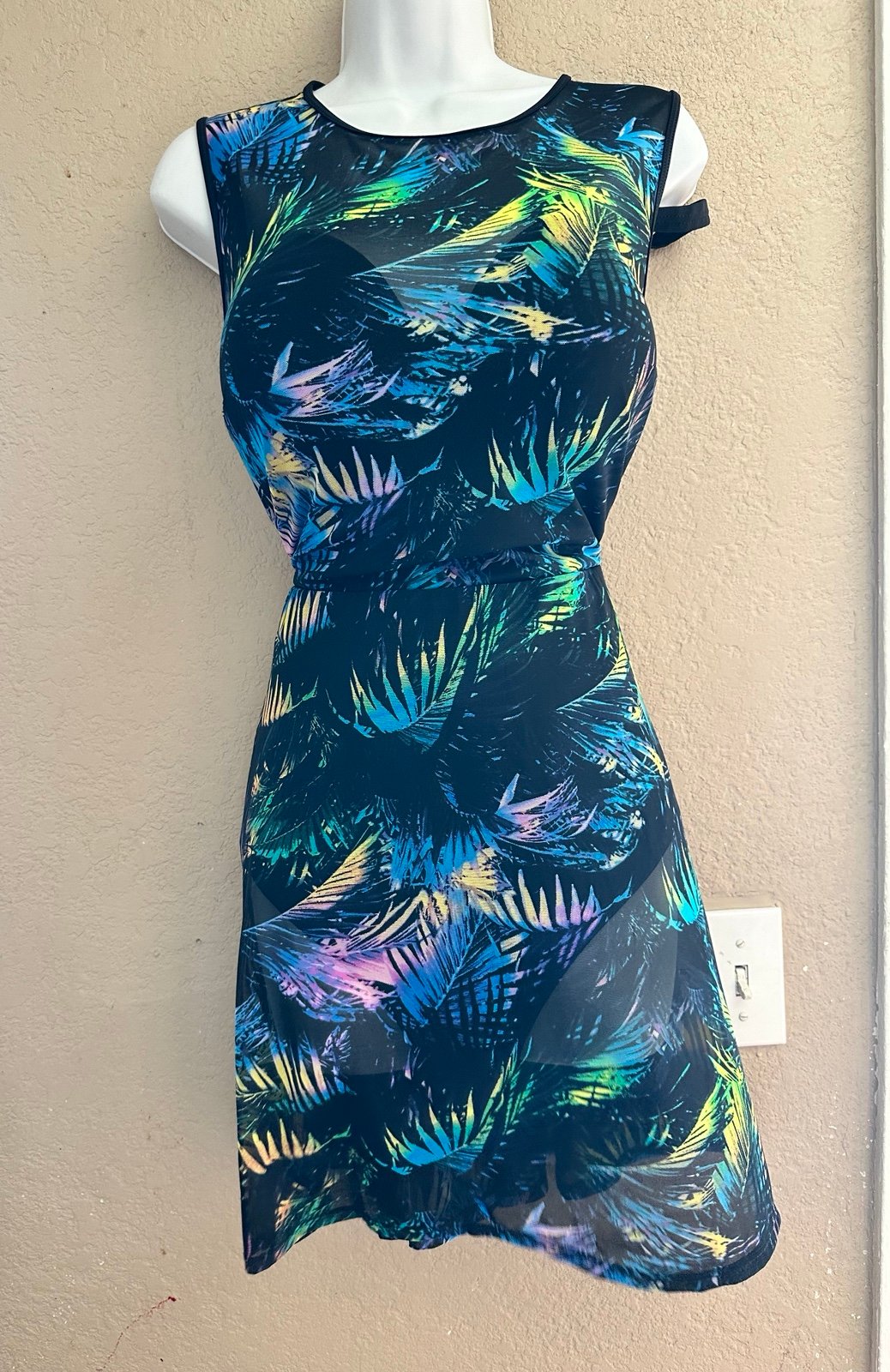 Swim dress with brief