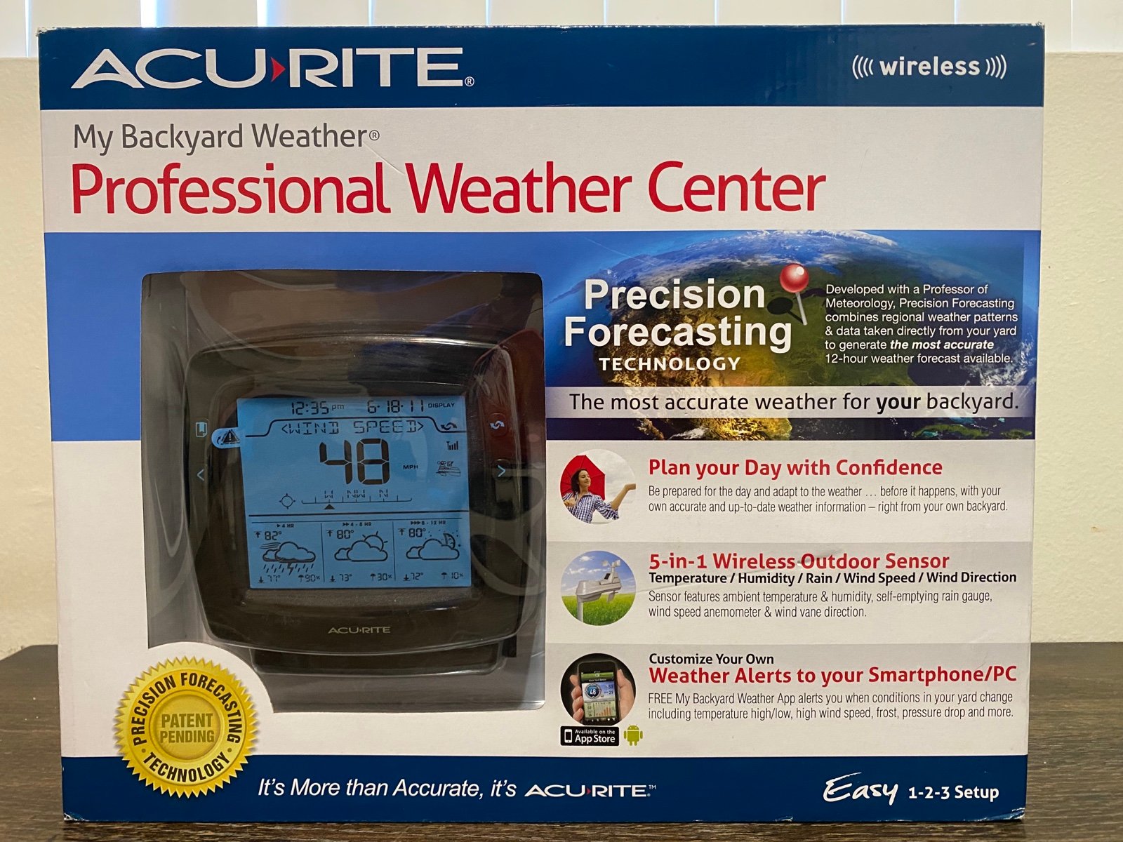 Acurite My Backyard Weather Professional Weather Center Wireless New Sealed RARE