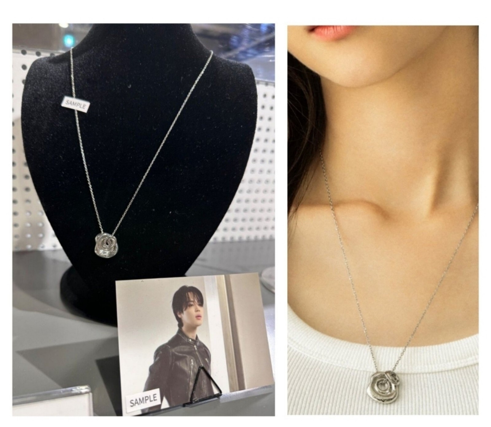 BTS Jimin Truth Untold Solo Exhibition Solo Exhibition Necklace + PC