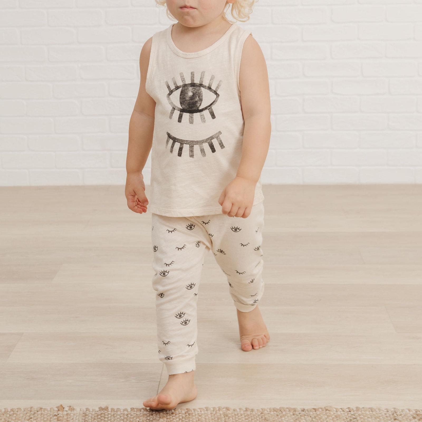 Rylee + Cru Mystical Eye Tank Top & Slouch Pant Outfit Size 6-12 Months