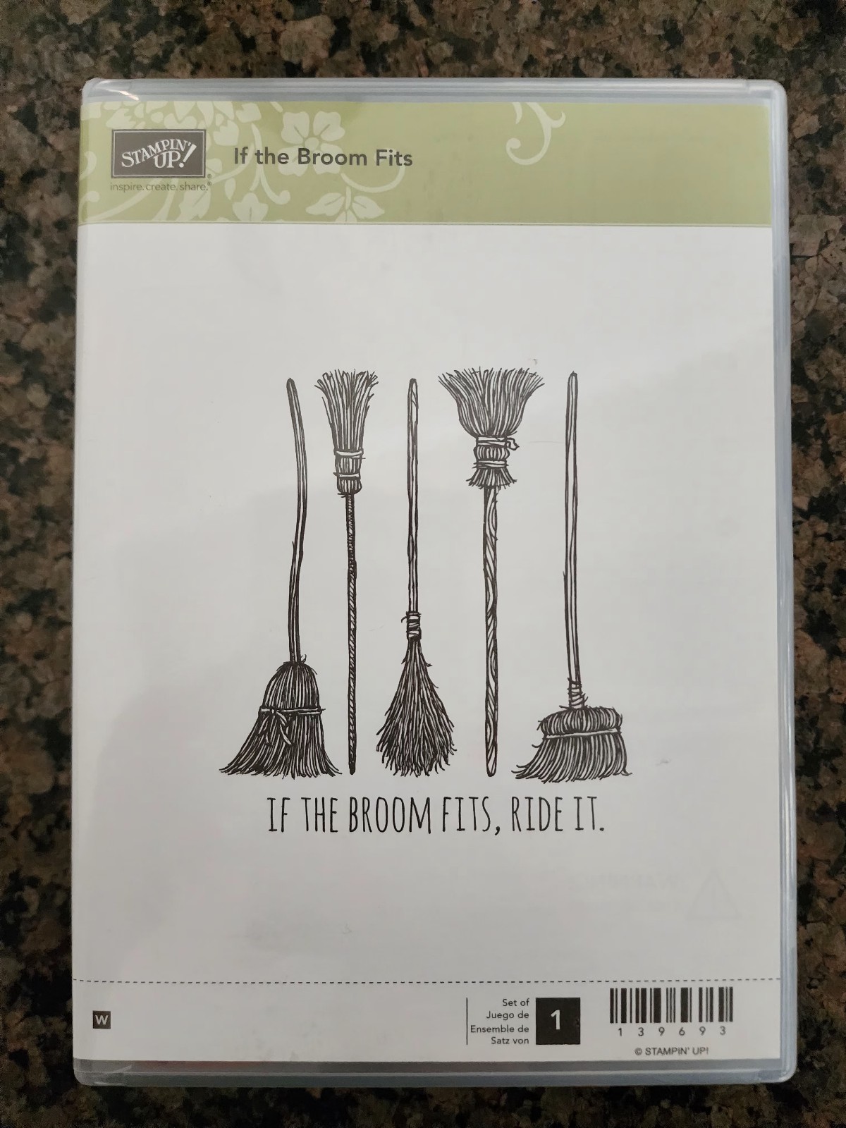 *HTF Stampin Up* If The Broom Fits