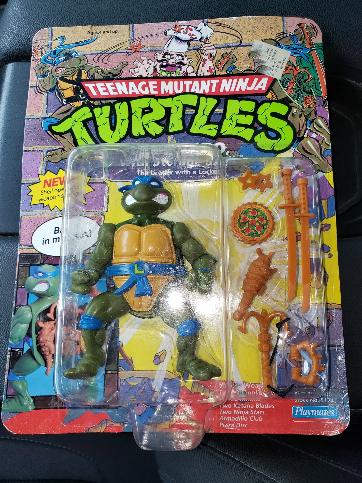 Playmates Teenage Mutant Ninja Turtles Leonardo. Never opened.