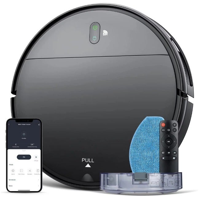 Robot Vacuum and Mop Combo, Robotic Vacuum Cleaner, 2 in 1 Mopping and Vacuuming