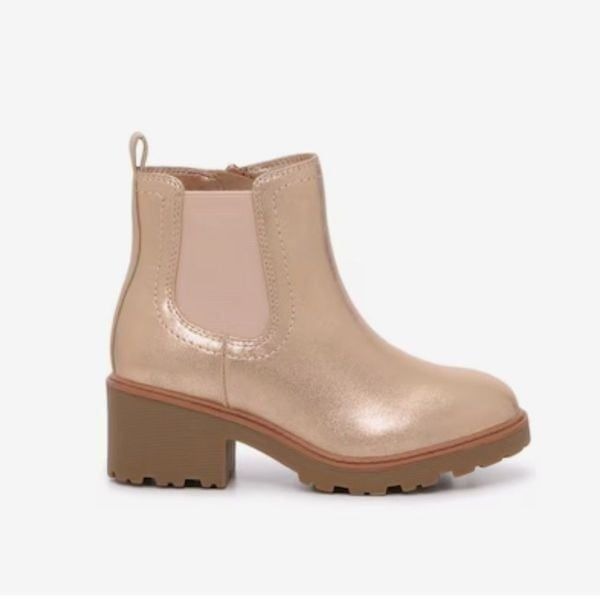 NWT DV By Dolce Vita Napali Boot Rose Gold Metallic Size Youth 4
