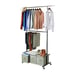 Organizer, 2 Tier Garment Rack with 3 Drawer Closet Organizer, Clothing Racks