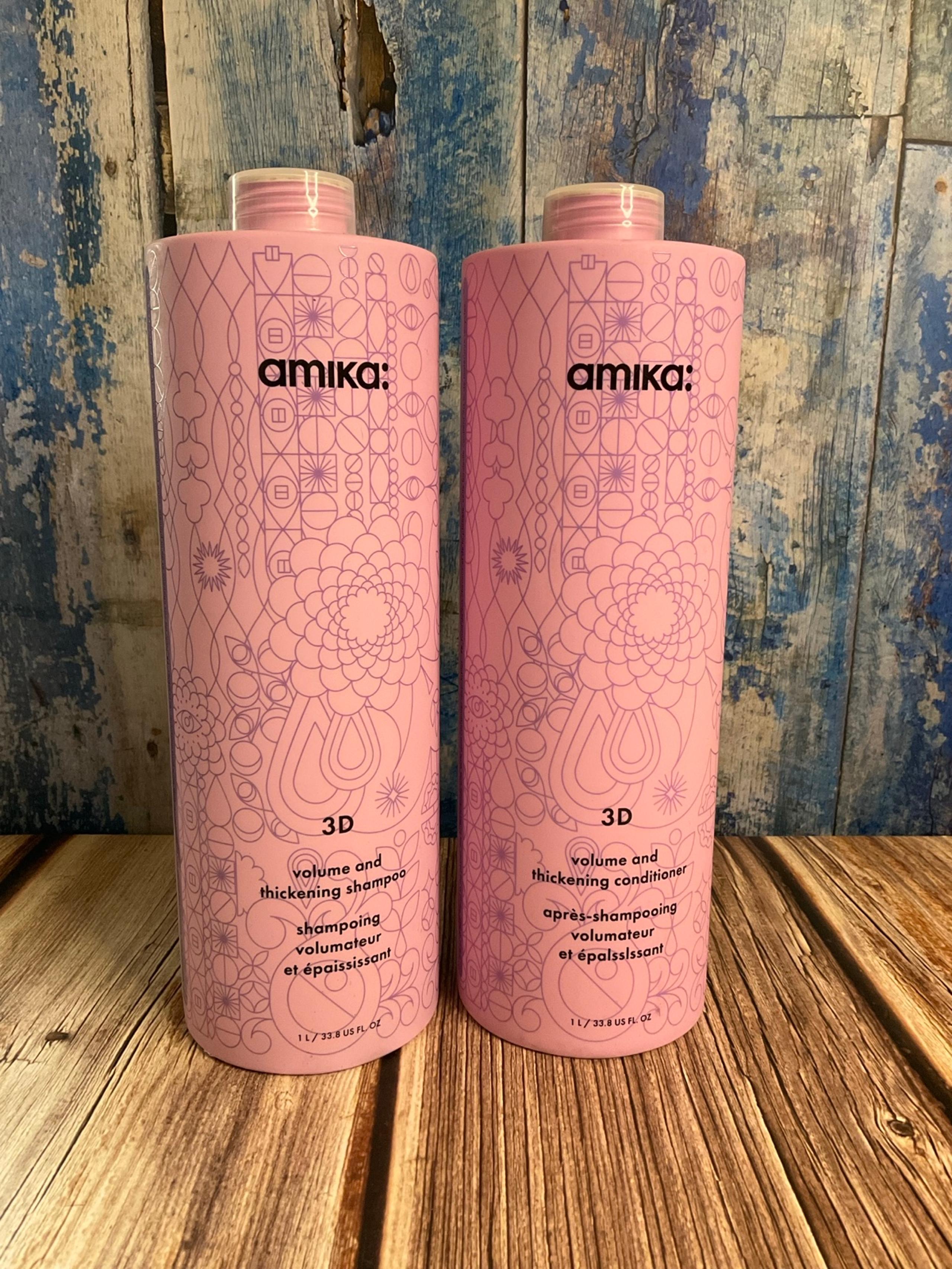 Amika 3D Volume and Thickening Shampoo + Conditioner NWT