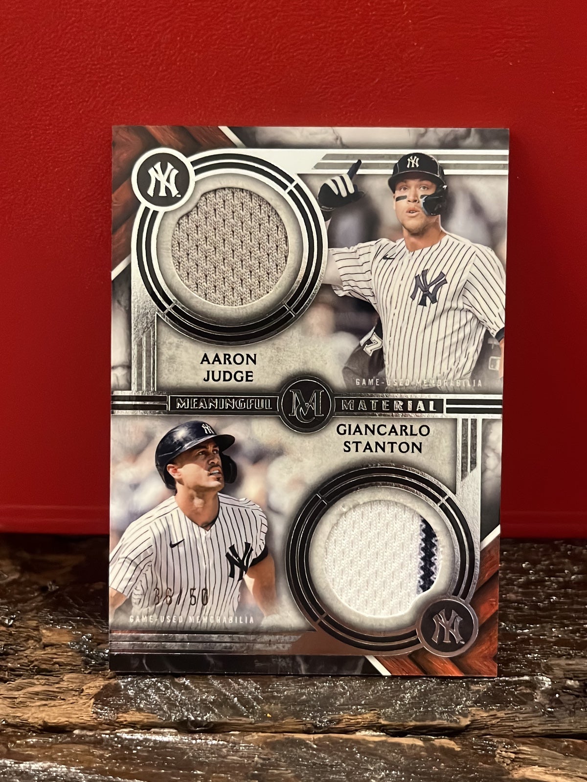 2022 Topps Museum Aaron Judge Stanton Dual Relic /50