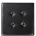 Folding Box Chest with Memory Foam Seat, Tufted Faux Leather - NEW