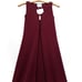 NWT Paris Georgia Burgundy Red Singlet Duster Vest Long Cover Up Clean Girl XS