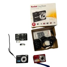 Digital Camera Lot- Kodak M863, Samsung L100 Fuji JX650