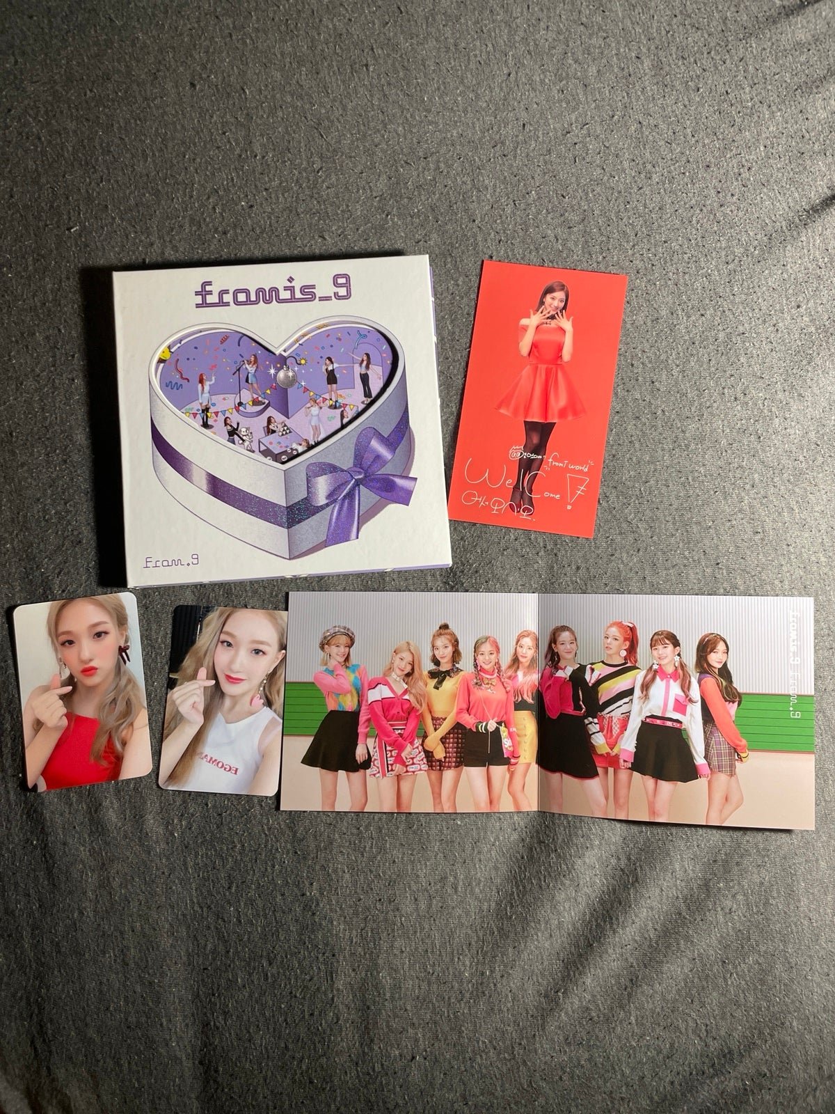 Fromis_9 From.9 (Love Bomb) album unsealed w/all inclusions