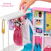 Barbie Closet Playset, Workstation and Rotating Clothing Rack -rty8