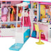 Barbie Closet Playset, Workstation and Rotating Clothing Rack -rty8