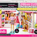 Barbie Closet Playset, Workstation and Rotating Clothing Rack -rty8