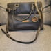 MICHAEL KORS GEORGIA SAFFIANO LEATHER SATCHEL BAG