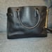 MICHAEL KORS GEORGIA SAFFIANO LEATHER SATCHEL BAG