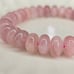 All Natural Madagascar Rose Quartz Abacus Bracelet 10mm