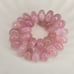 All Natural Madagascar Rose Quartz Abacus Bracelet 10mm