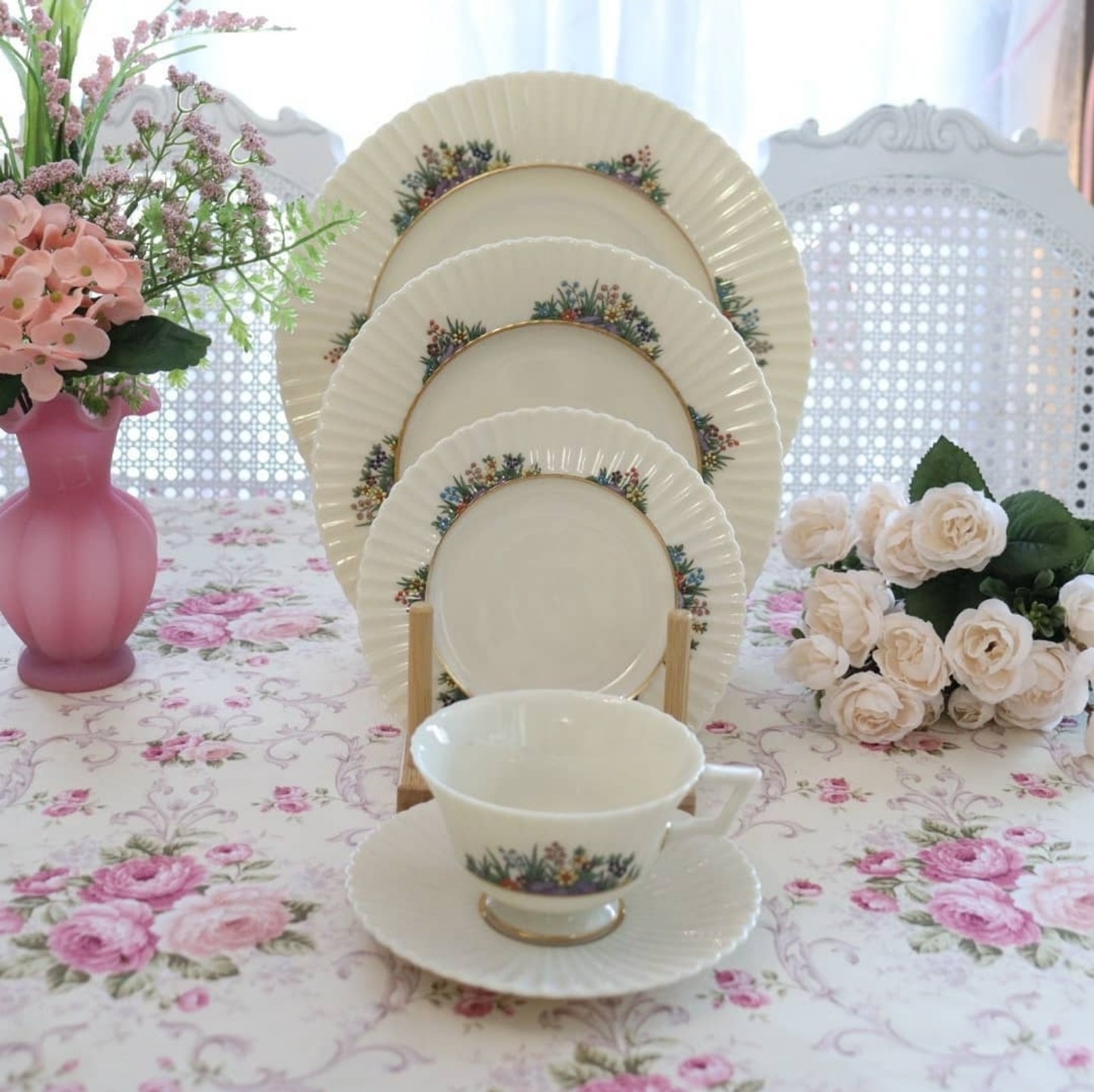 Lenox Rutledge Bone China 5 Piece Place Settings Discontinued Rare