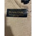 NWT Pendleton Woolen Mills Men's L Beige Tan Cotton Cashmere V Neck Sweater