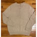 NWT Pendleton Woolen Mills Men's L Beige Tan Cotton Cashmere V Neck Sweater