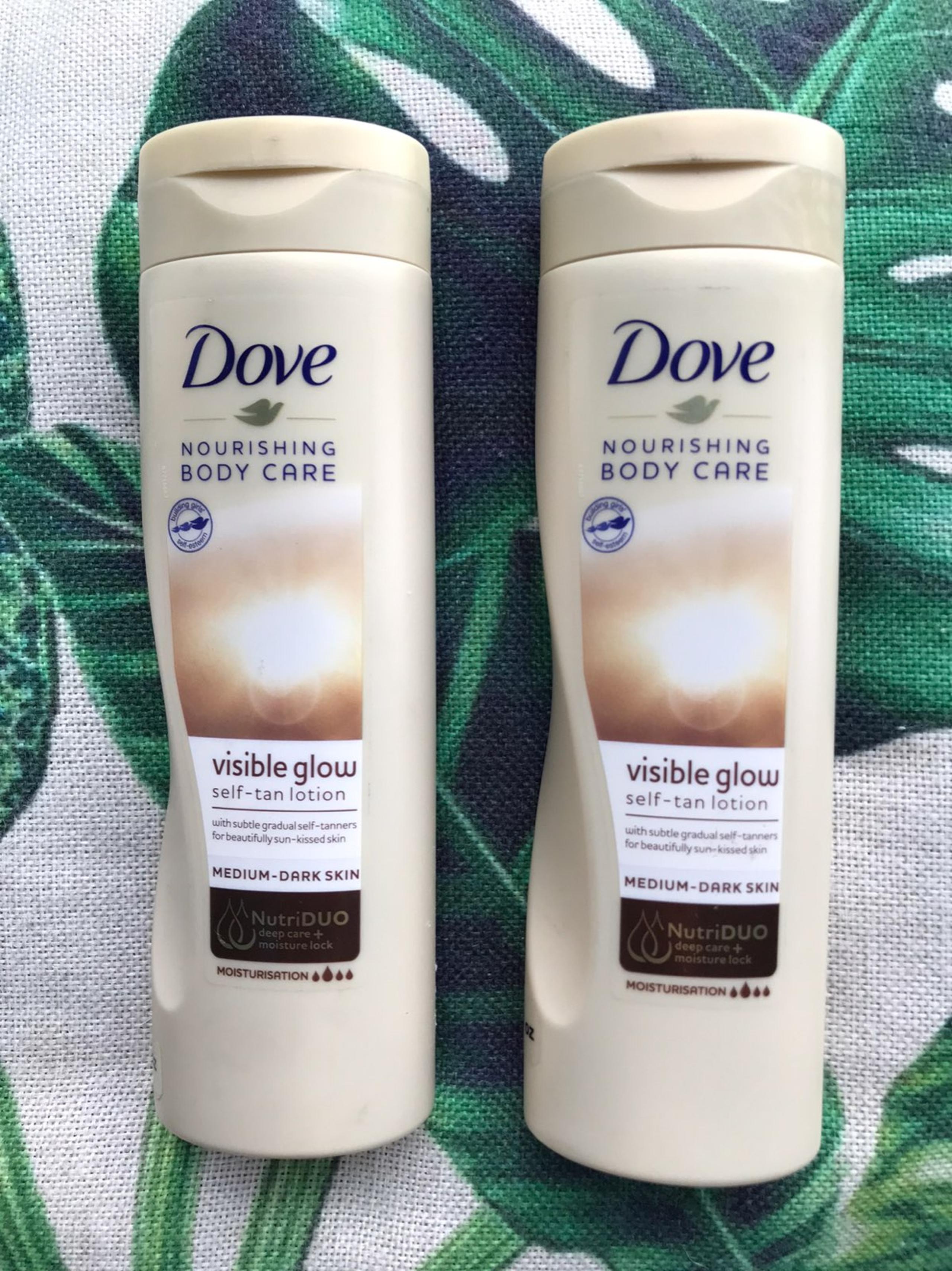 2 Dove Visible Glow Self Tan Lotion