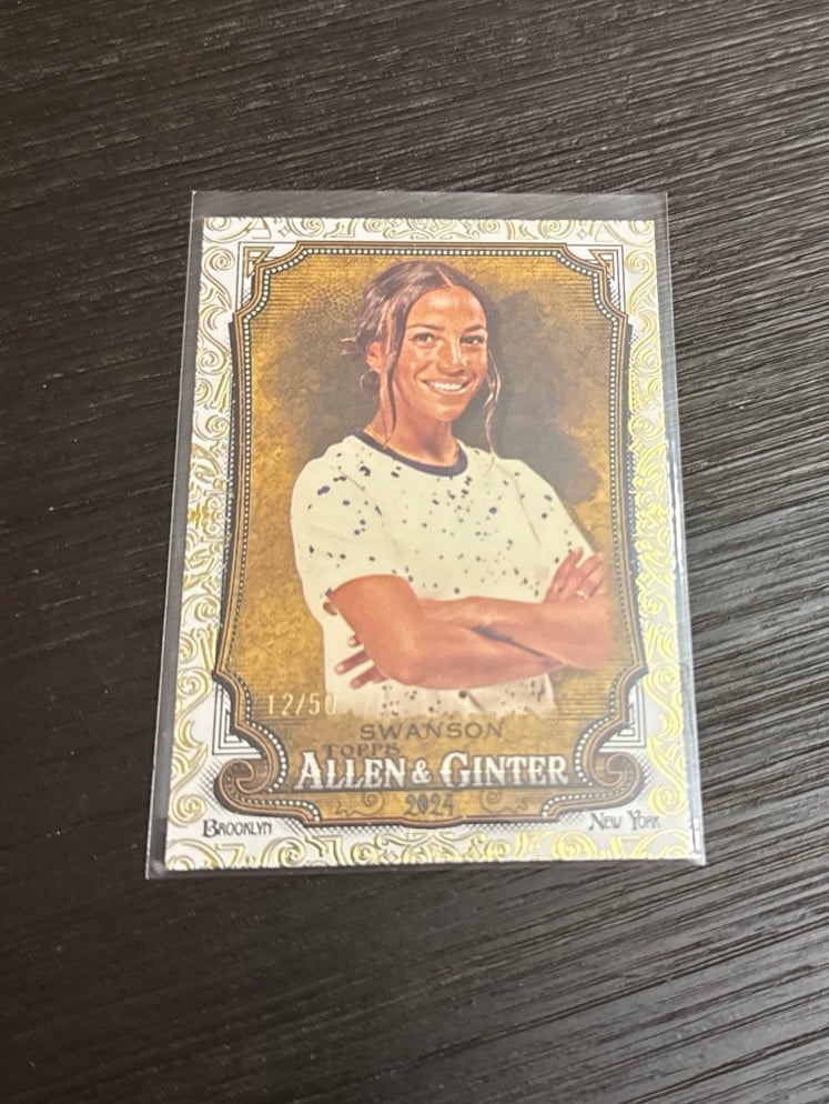 2024 Topps Allen Ginter Mallory Swanson Filigree Gold /#50