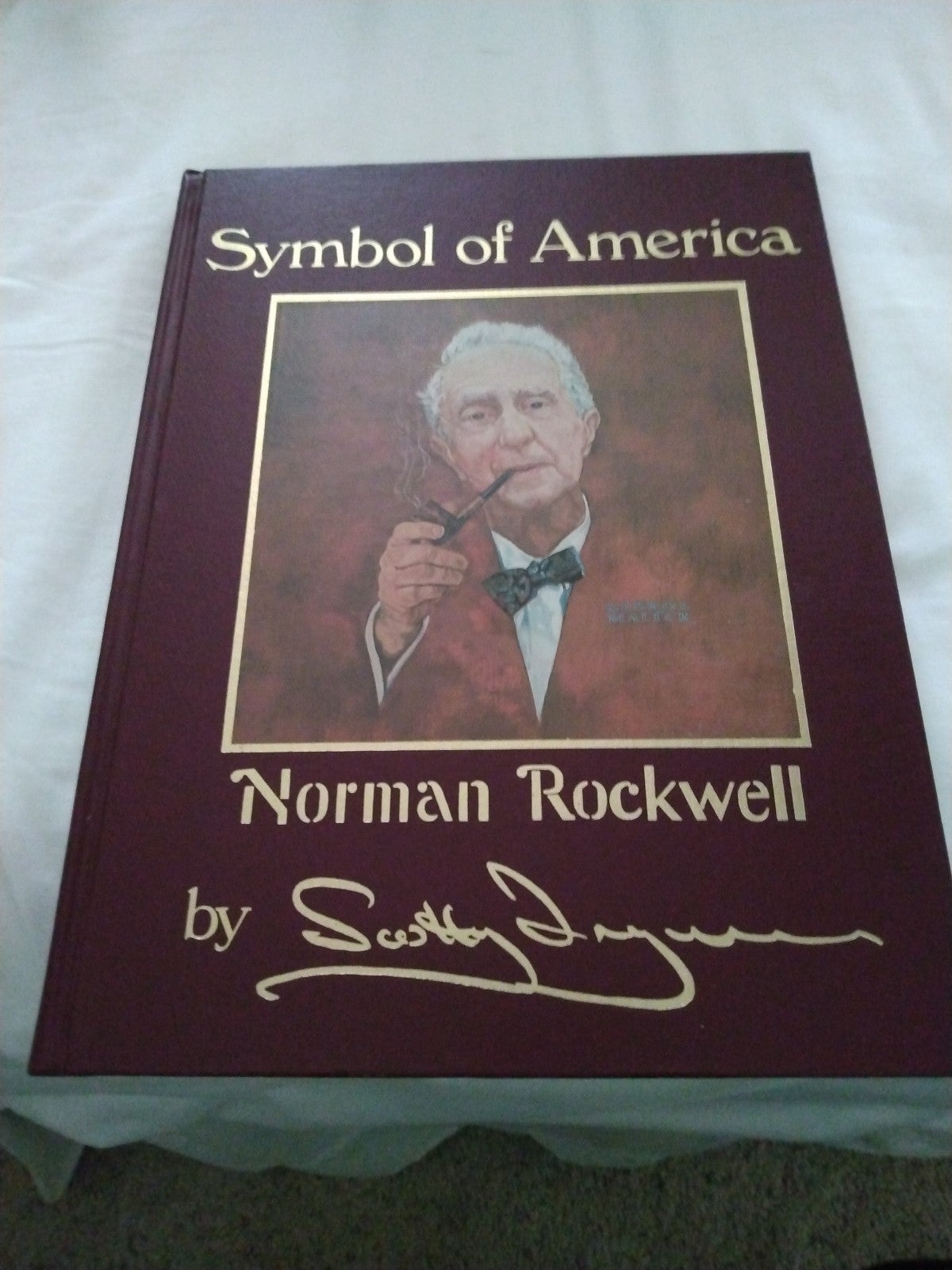 EXCEPTIONALLY RARE book, Norman Rockwell, Symbol of America