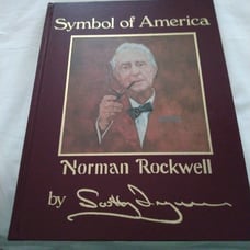 EXCEPTIONALLY RARE book, Norman Rockwell, Symbol of America