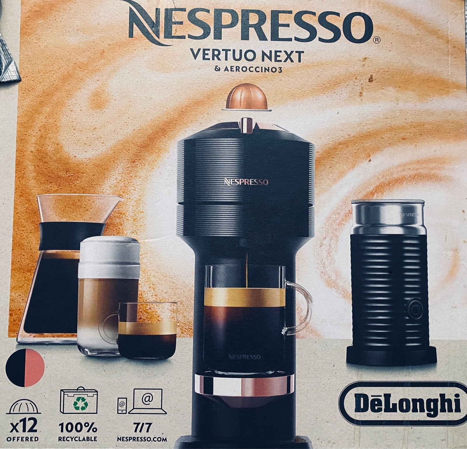 Nespresso Vertuo Next & Aeroccino 3