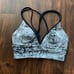 Lululemon Pushing Limits Bra Serigraph Starlight Black Multi / Black Size 4