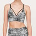 Lululemon Pushing Limits Bra Serigraph Starlight Black Multi / Black Size 4