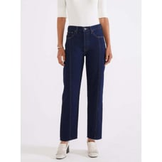 (Size 24) - NWT Etica Jeans Tyler Seamed Straight Crop Night Swim