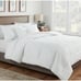 5pc Full/Queen Woven Waffle Stripe Comforter Set White - Threshold New