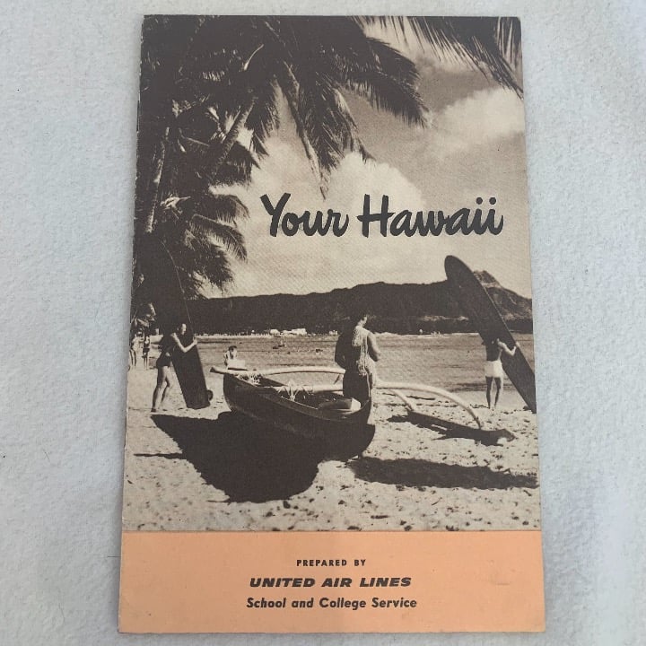 1950s United Airlines Your Hawaii booklet